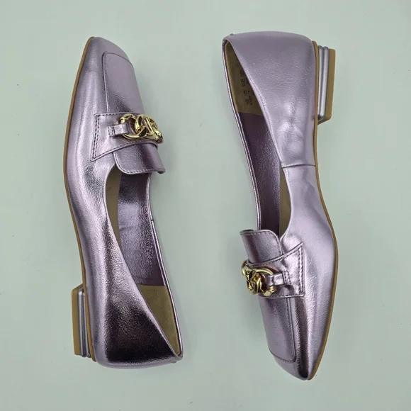 NWOT Franco Sarto Tiari Flats, Light Pink Metallic, Women's 6.5 - Picture 11 of 16